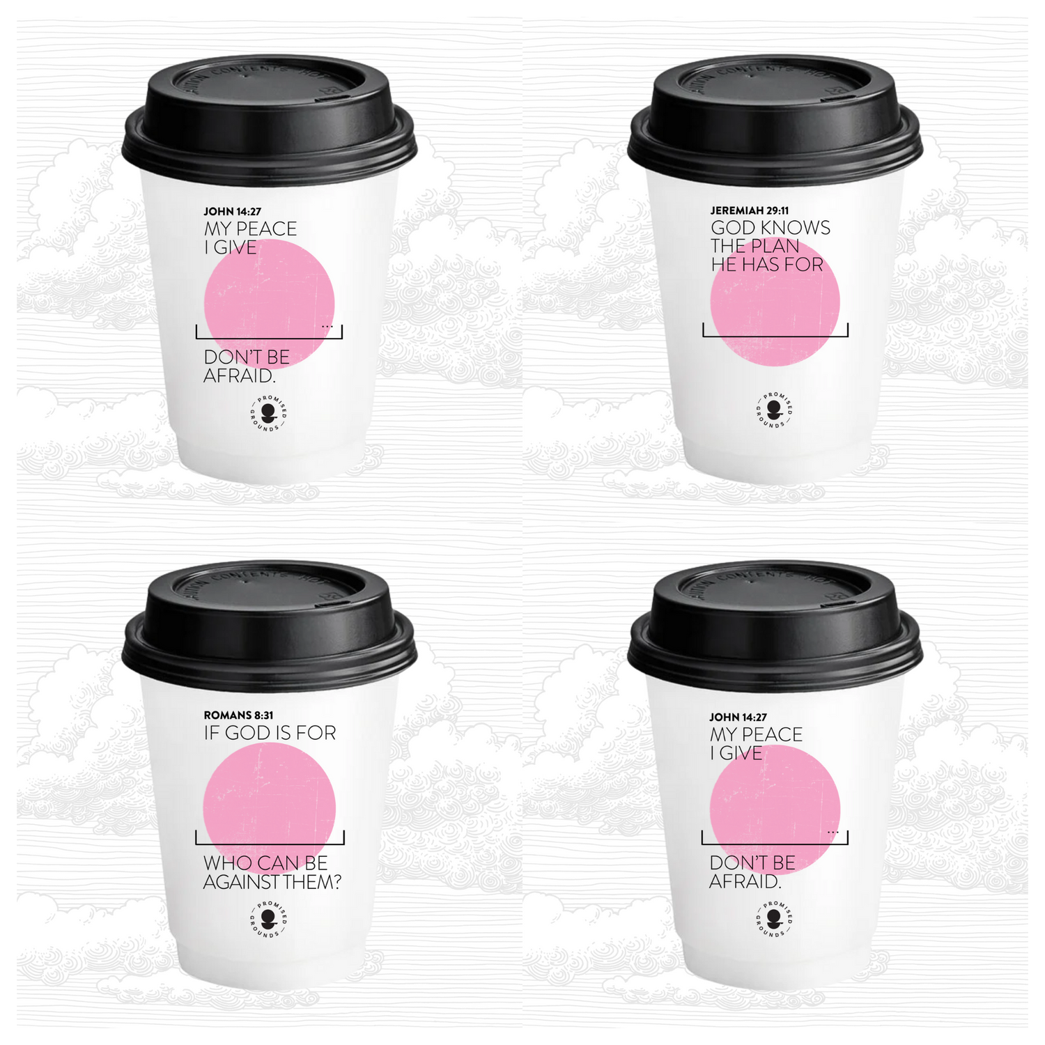 200 Double Wall Scripture Cups & Lids