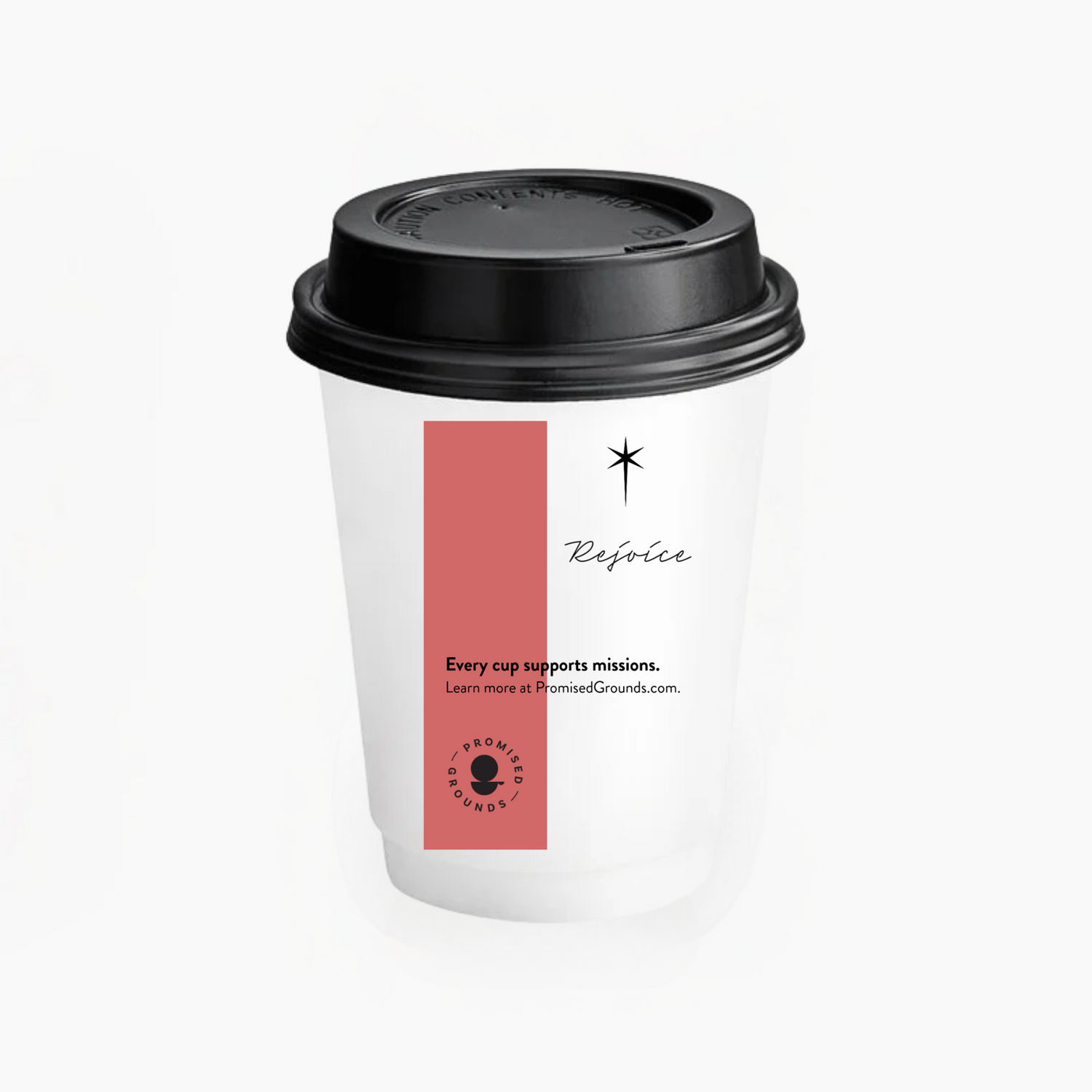 200 Christmas Scripture Coffee Cups - Double Walled Paper Cups & Lids 12oz (Christmas Edition)