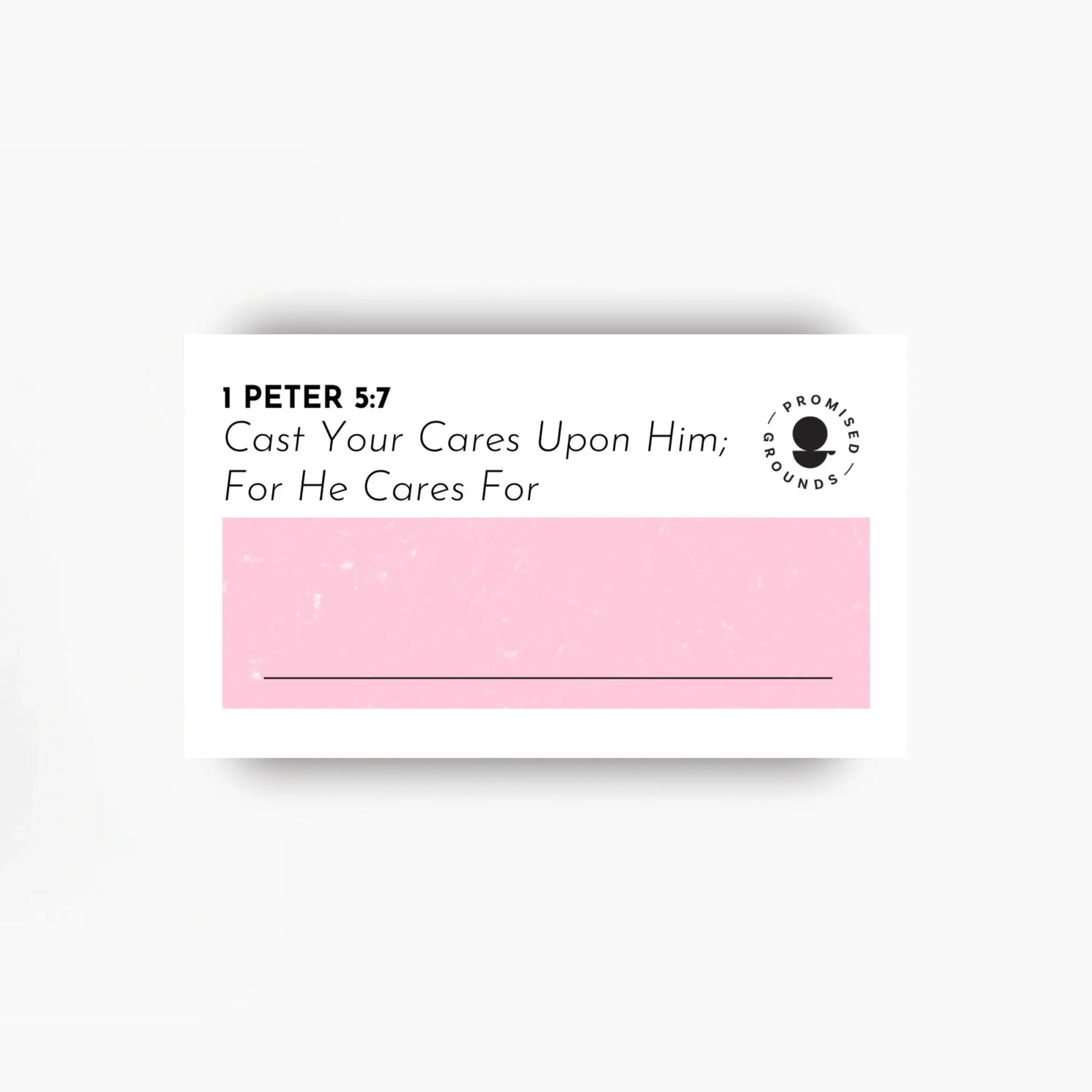 1 Peter 5:7 Customizable Scripture Magnet – 2