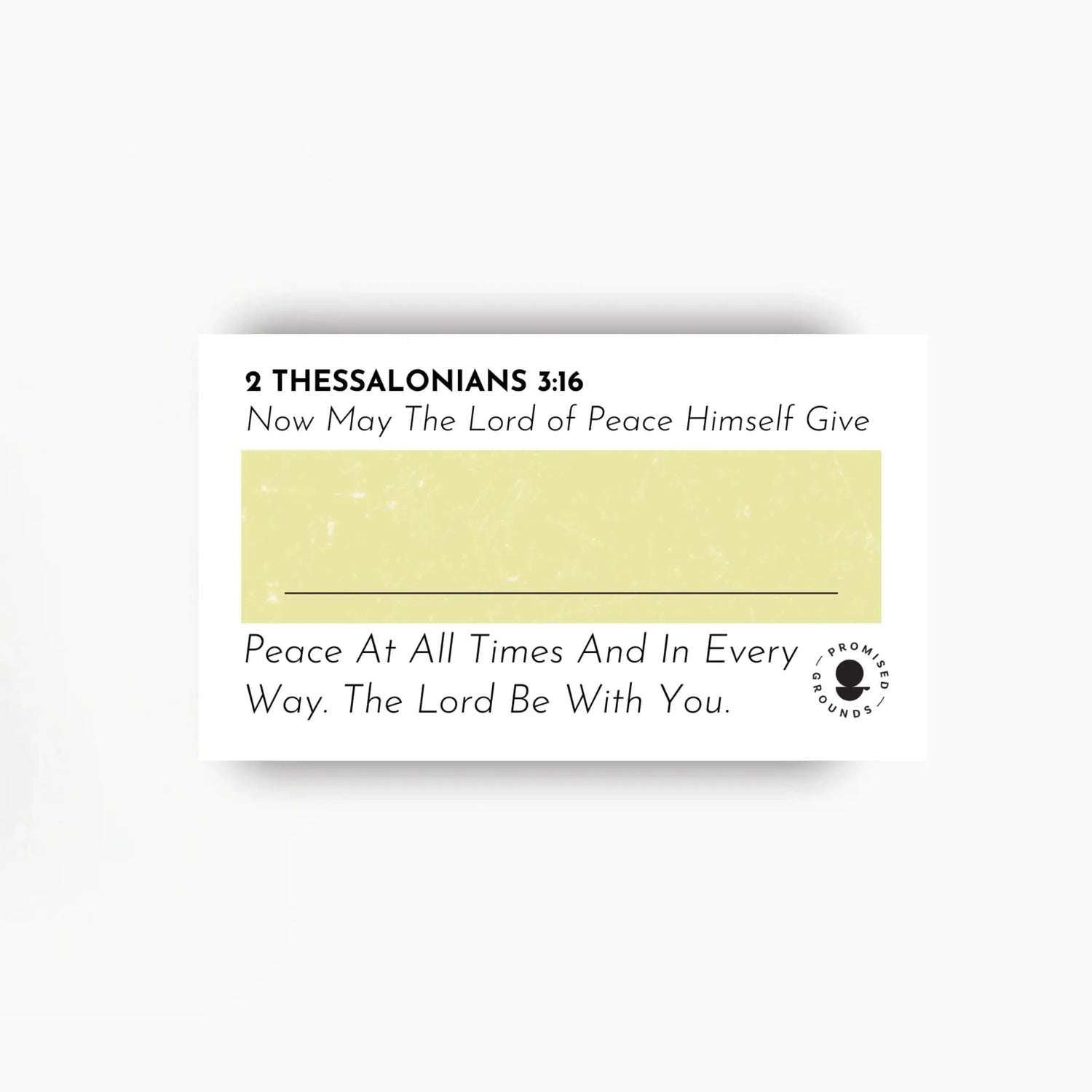 2 Thessalonians 3:16 Customizable Scripture Magnet – 2