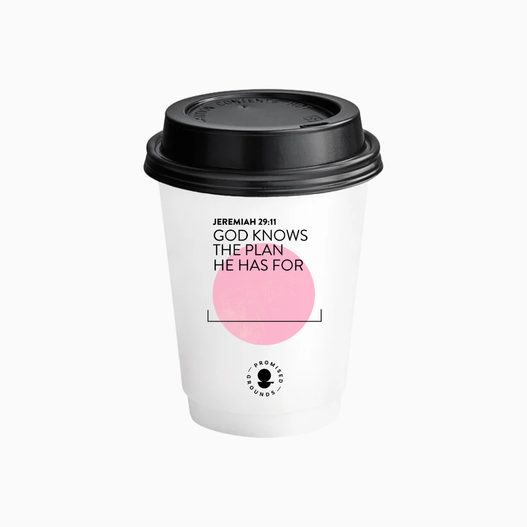 Scripture Coffee Cups – 25 Personalized Scripture Coffee Cups