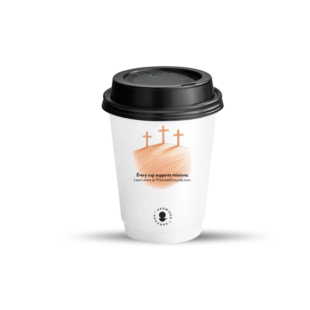Living Hope Series - 25 Pack Cups & Lids - Promised Grounds