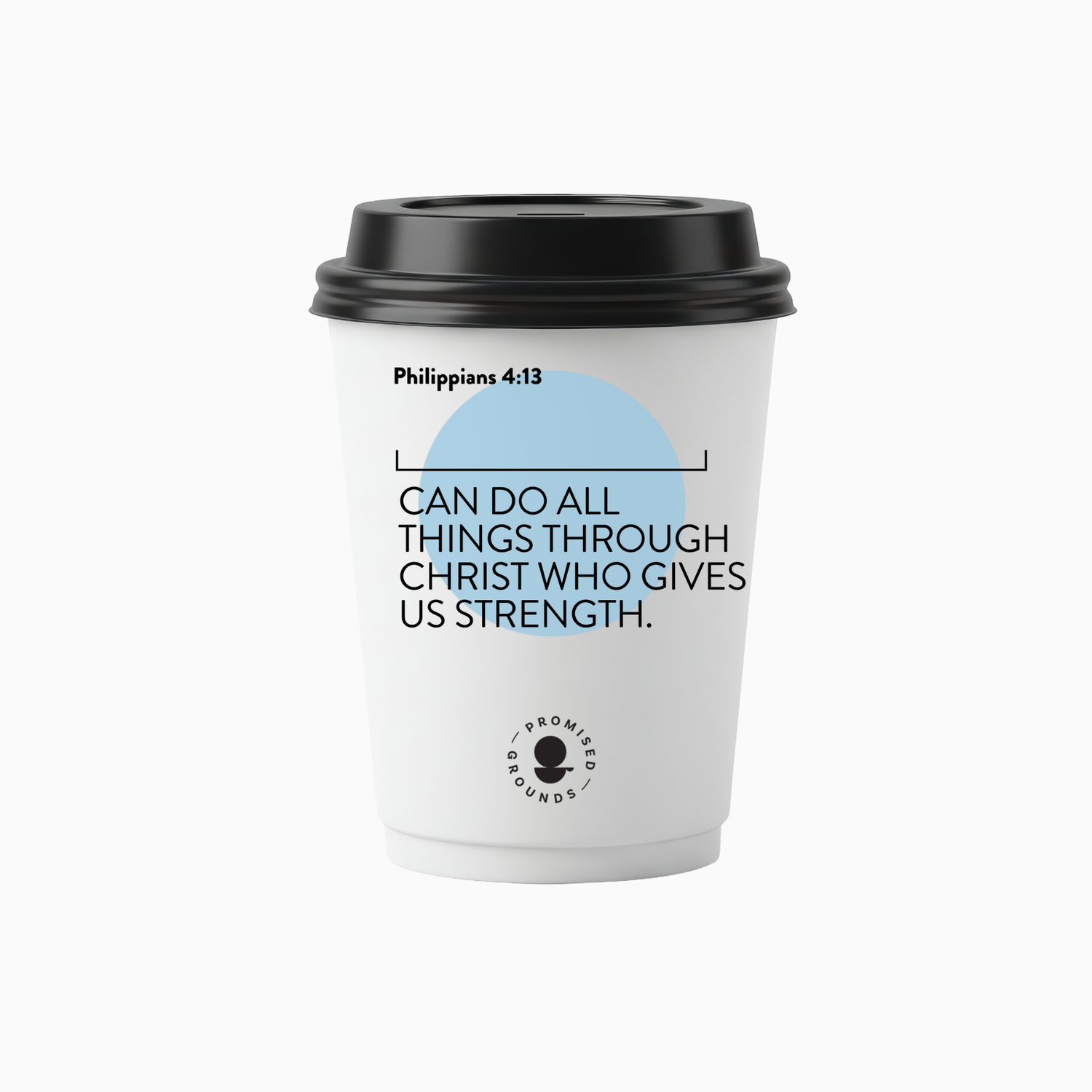 Philippians 4:13 Paper Cup