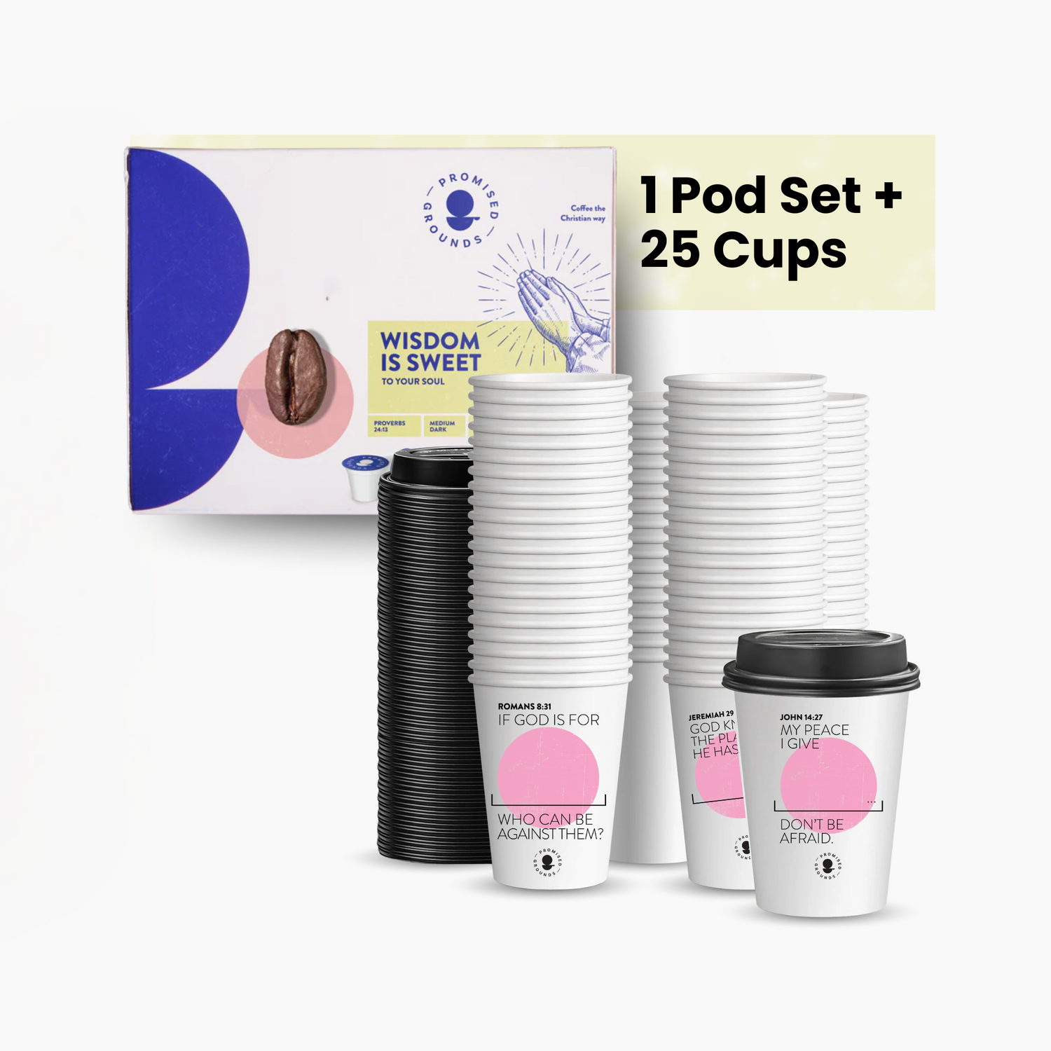 Proverbs 24 Pod Set + 25 Scripture Cups – Brew & Bless