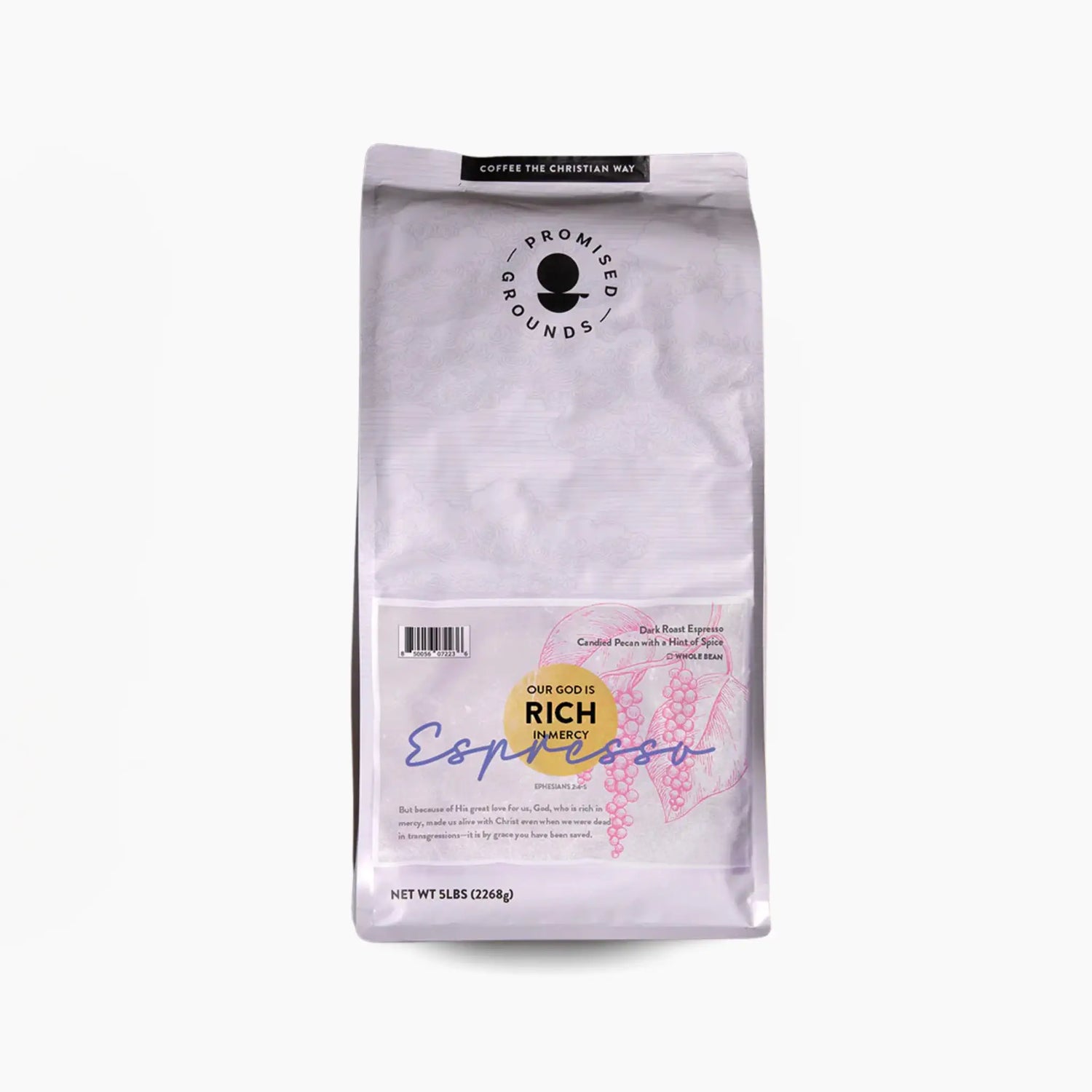 Ephesians 2:4&5 Espresso Roast – Whole Bean, Bold in Faith (5lb)