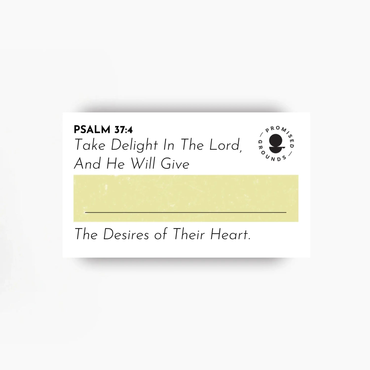 Psalm 37:4 Customizable Scripture Magnet – 2