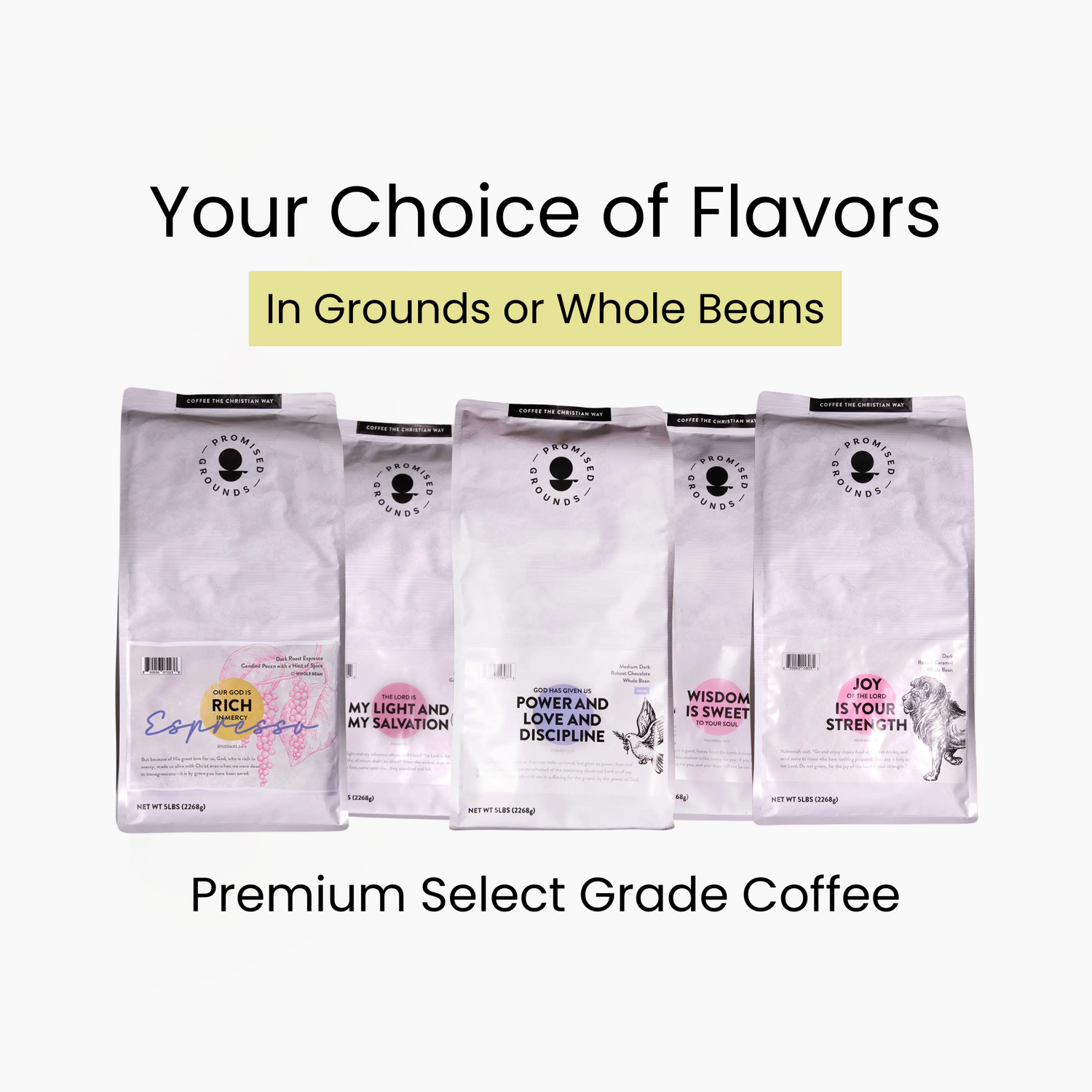 Church Brew Bundle – Bulk 5lb Coffee & Cups with a Calling (Blue Paper Cups) - Promised Grounds