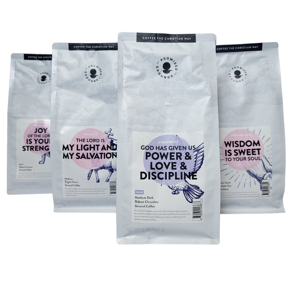 12oz Coffee Bags – Freshly Roasted Whole Bean & Ground Coffee - Promised Grounds
