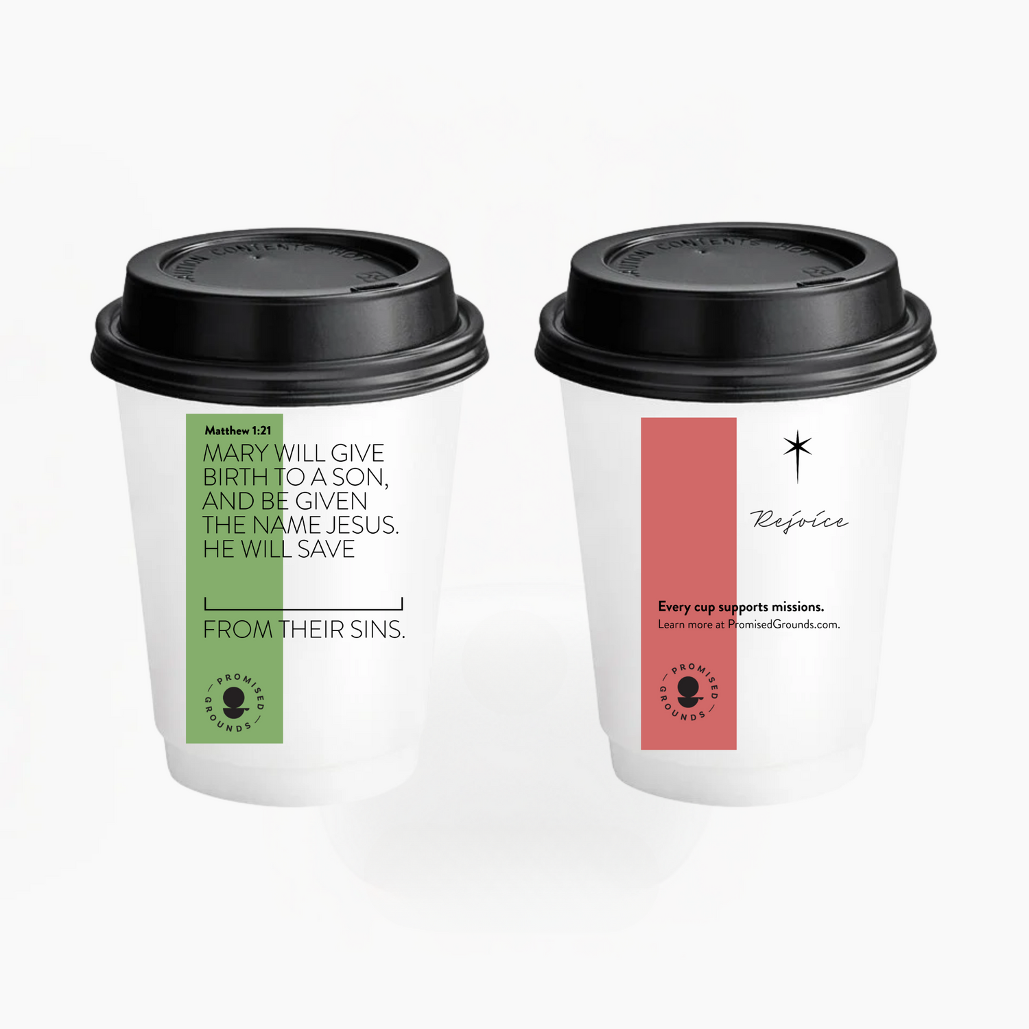 Scripture Cups – 200 Double-Walled Cups with God’s Word (Christmas Edition)