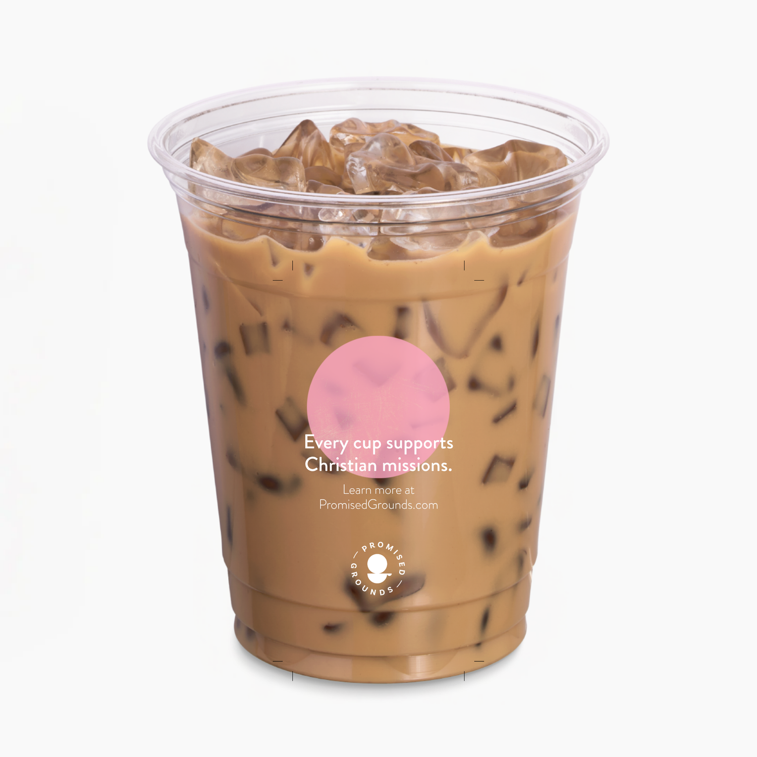 16oz Pink Plastic Scripture Cups (25-Pack)