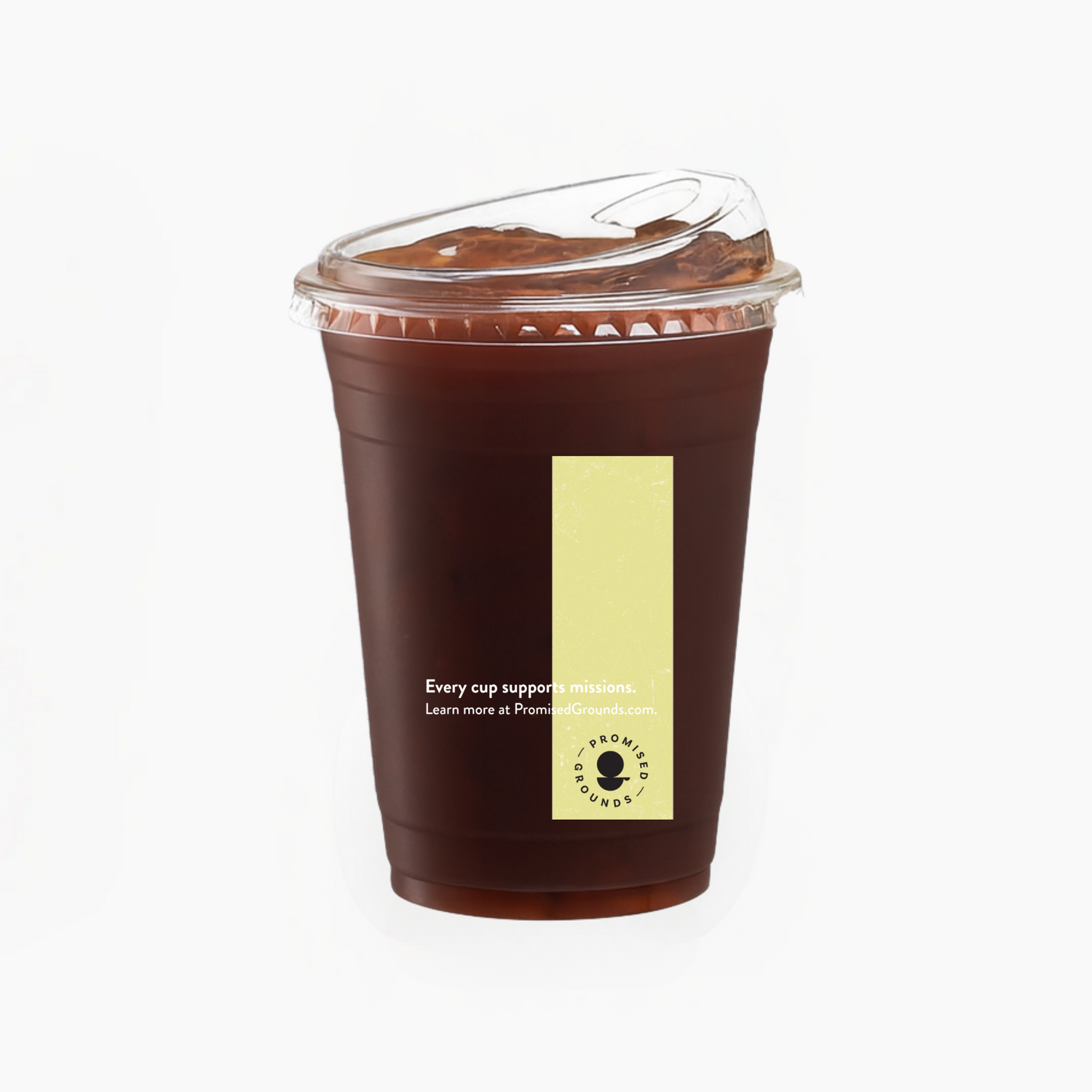 16oz Yellow Plastic Scripture Cups & Lids (25-Pack)