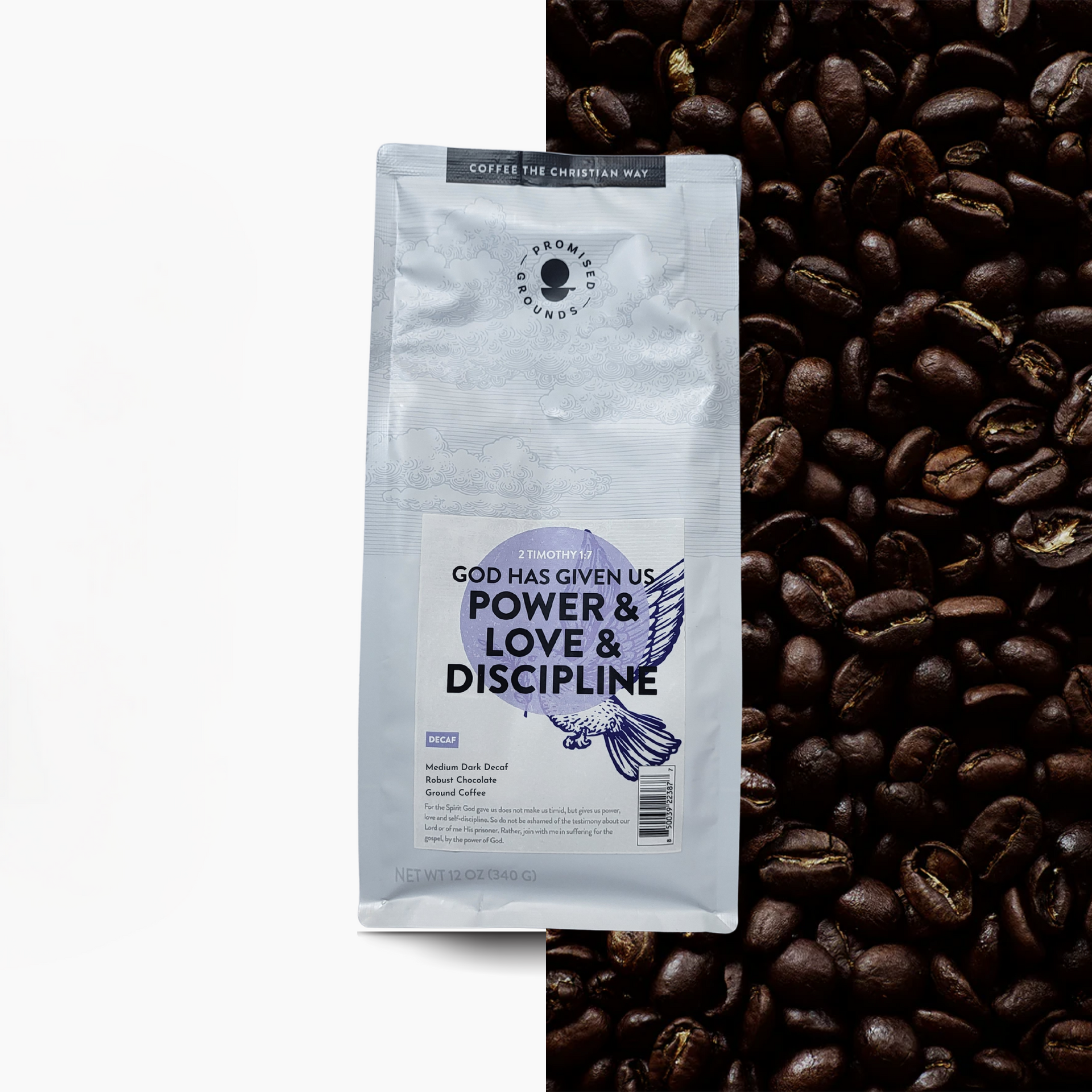2 Timothy 1:7 Decaf Coffee – 12oz Roast | Promised Grounds