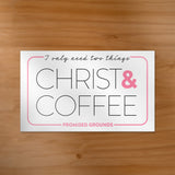 Christ & Coffee Sticker