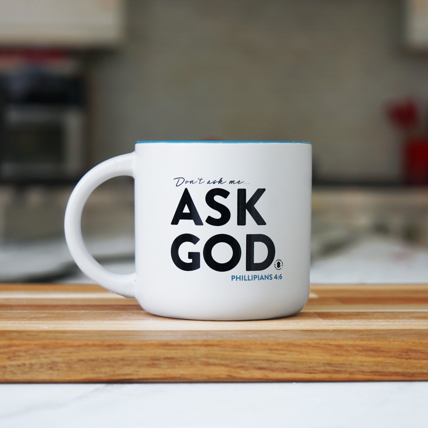 Ask God Mug