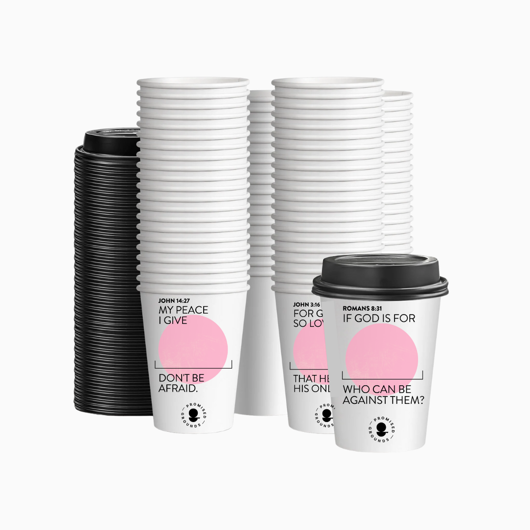 Scripture Coffee Cups – 25 Personalized Scripture Coffee Cups