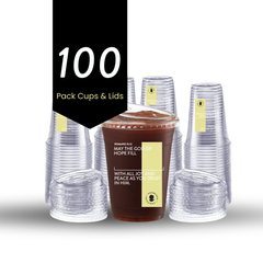 Yellow Plastic Scripture Cups & Lids - Promised Grounds