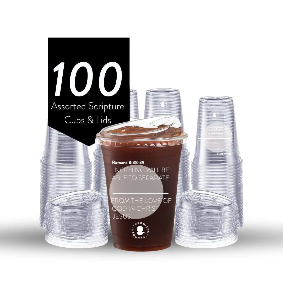 Grey Scripture Cold Cups pack