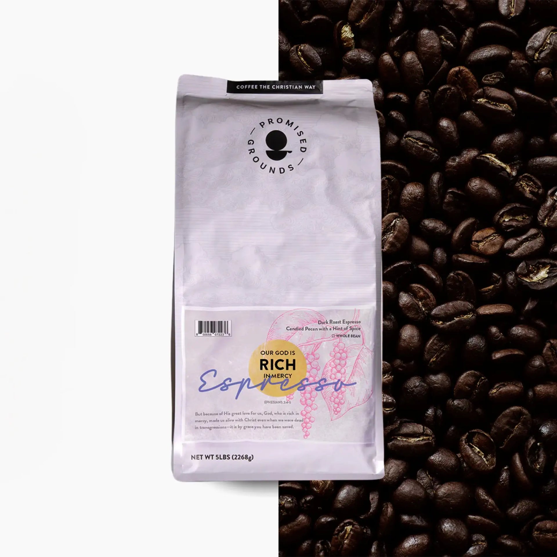 Ephesians 2 Espresso Roast – 5lb Whole Bean Coffee | Promised Grounds